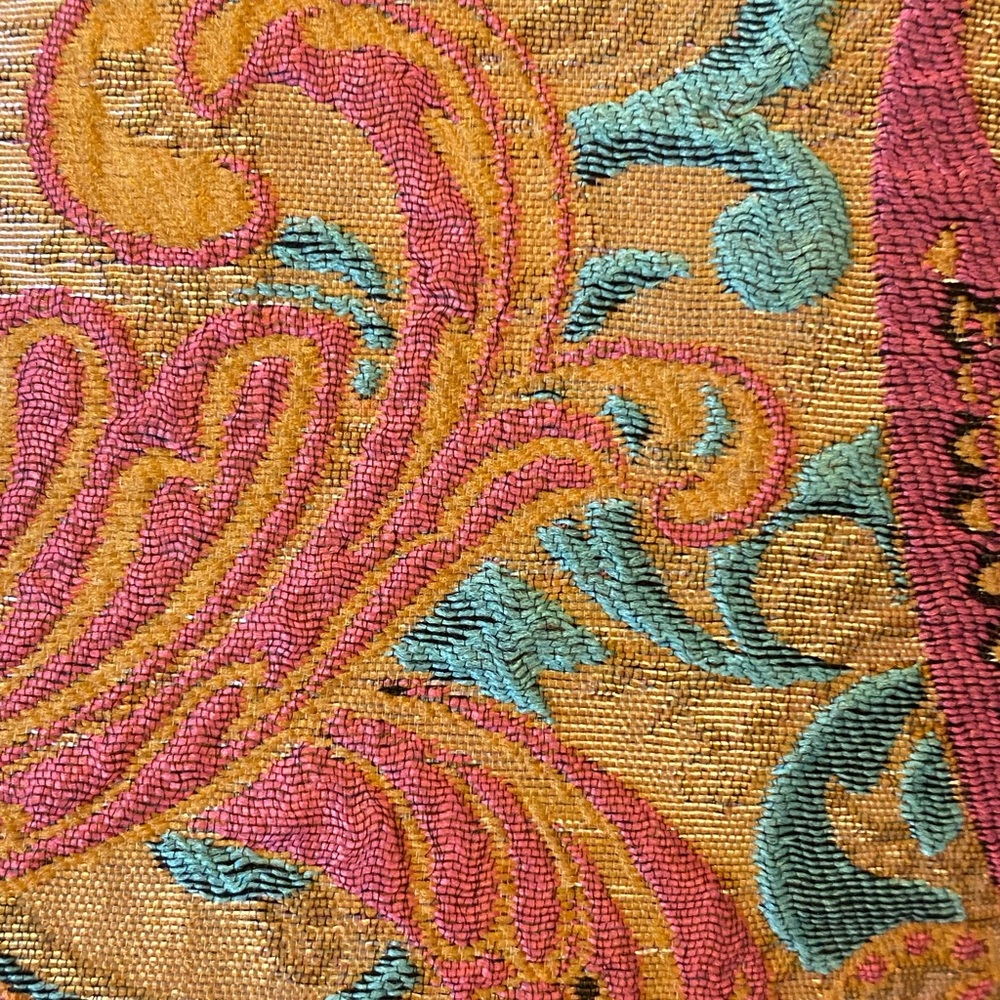 Vibrant Pink and Orange Blazer with Paisley Pattern - Picture 4 of 8